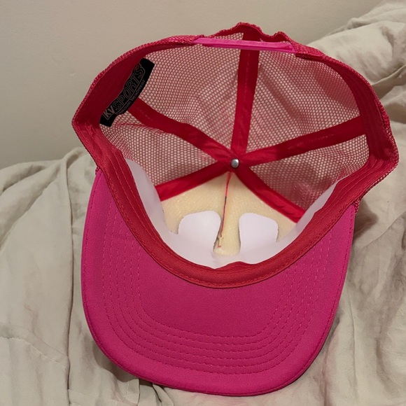 Popupprenuers Hot pink floral Trucker Hat - Picture 6 of 6